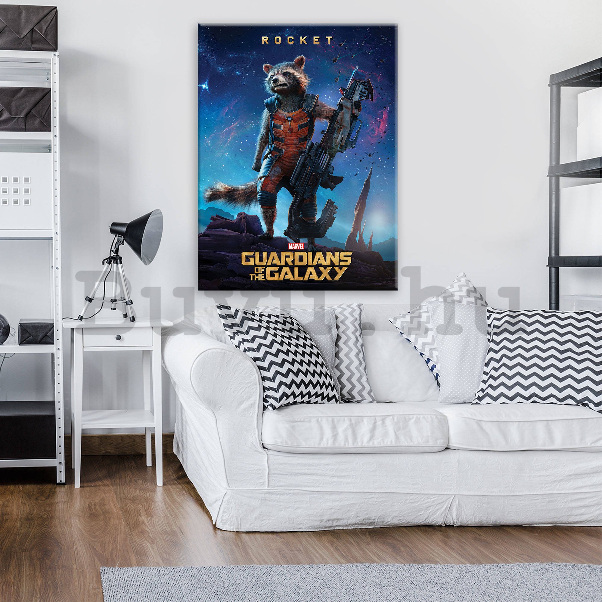 Vászonkép: Guardians of The Galaxy Rocket - 75x100 cm