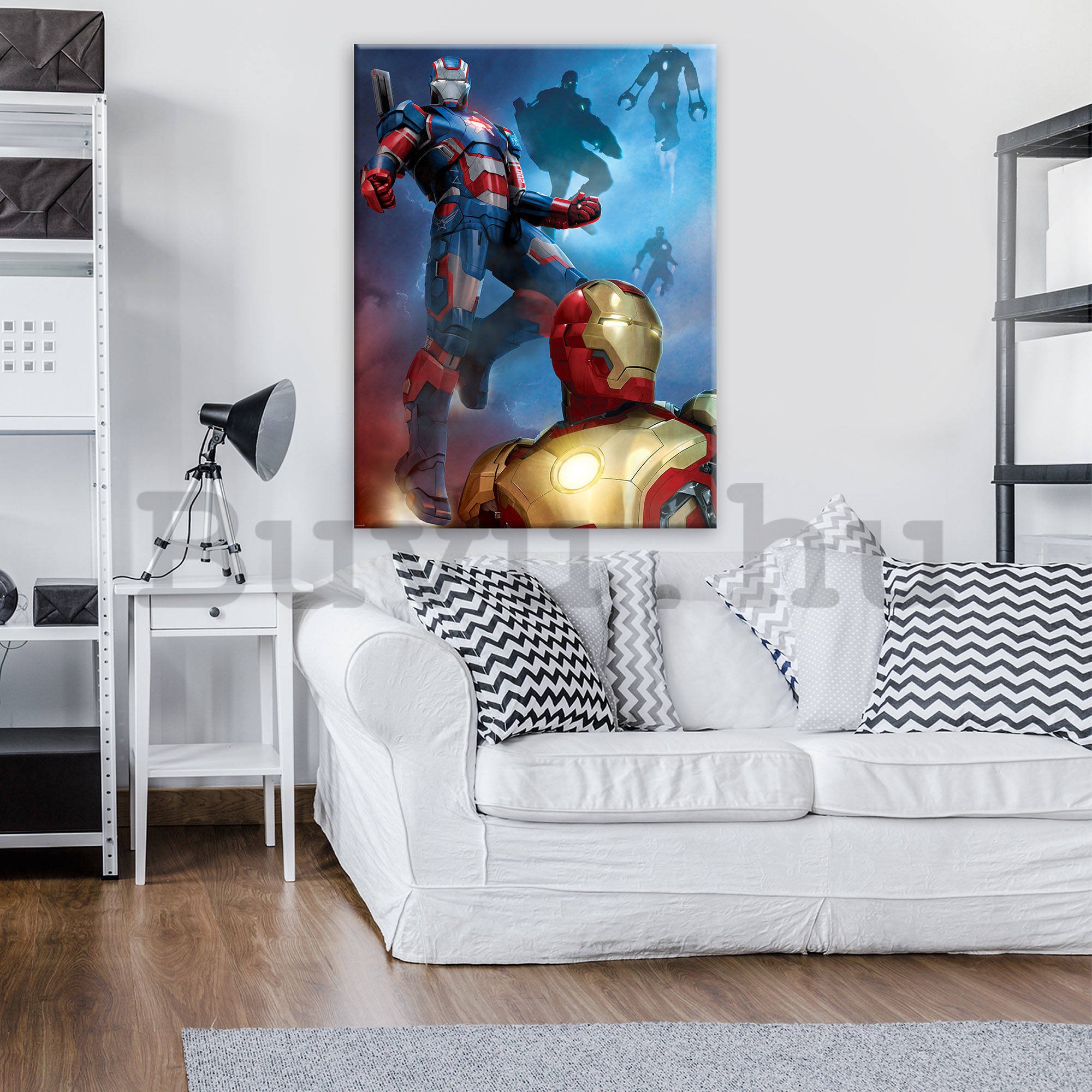 Vászonkép: Iron Man & Iron Patriot - 75x100 cm
