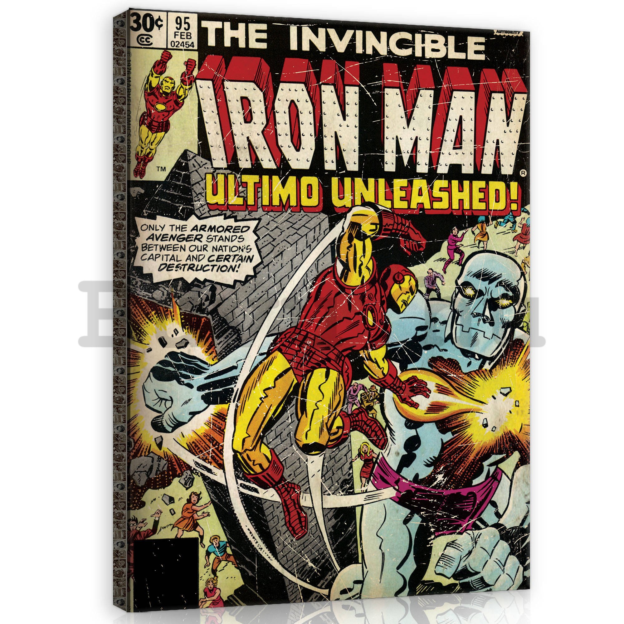 Vászonkép: Iron Man (comics) - 80x60 cm