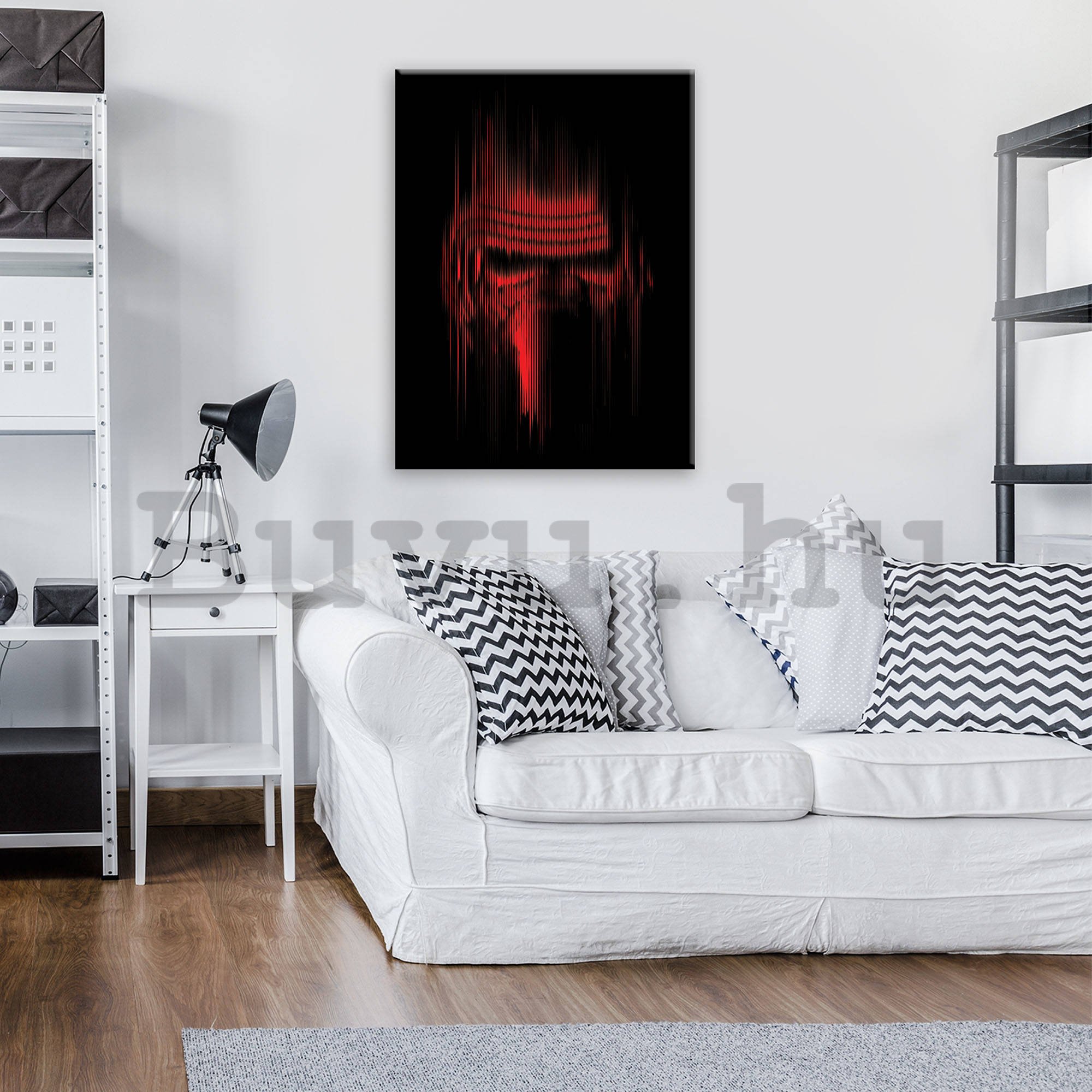 Vászonkép: Star Wars Kylo Ren (sisak) - 80x60 cm