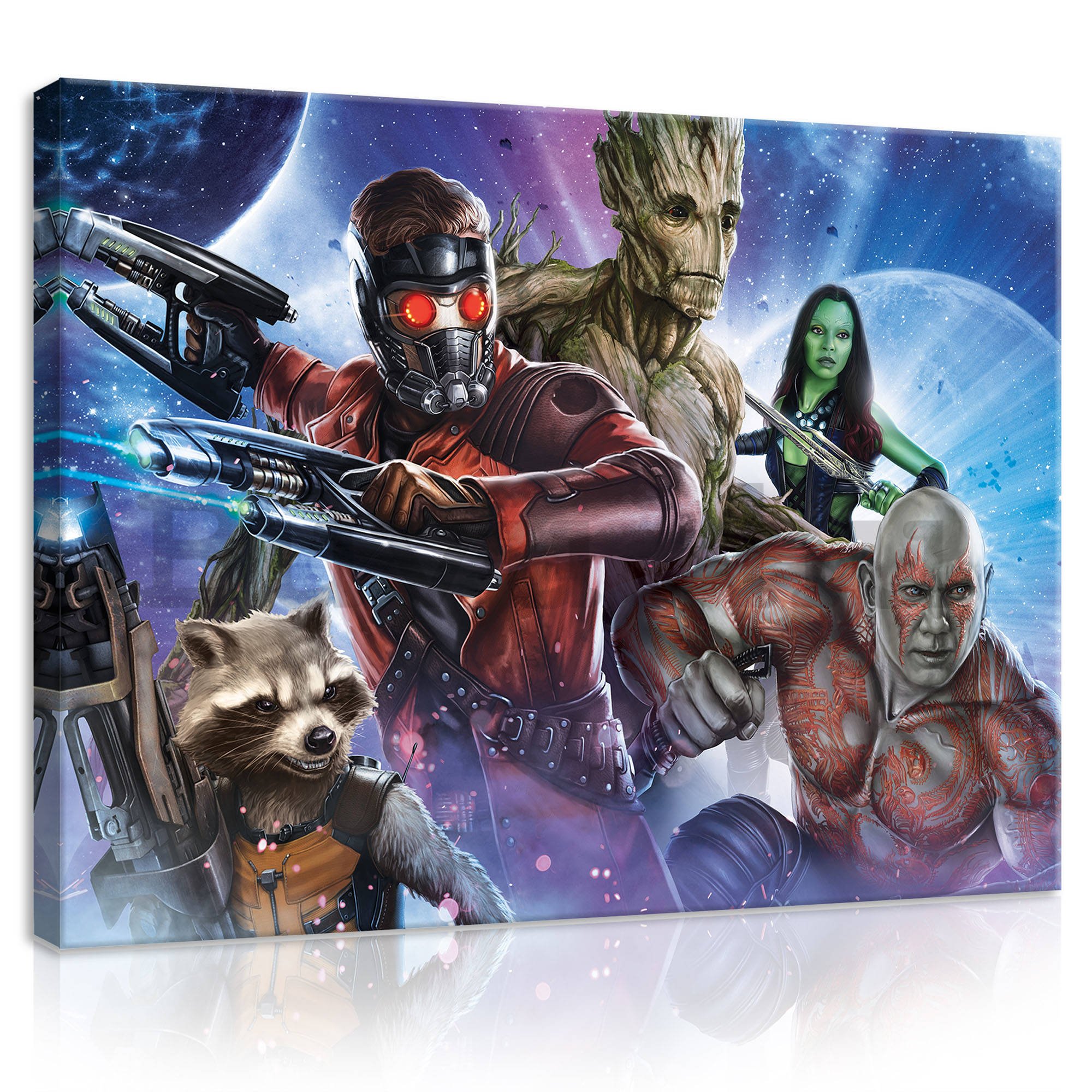 Vászonkép: Guardians of The Galaxy Team (1) - 80x60 cm