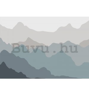 Vlies fotótapéta: Skandináv minta (hegyek) - 254x184 cm