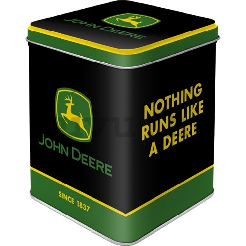 Teás fémdoboz - John Deere (Nothing Runs Like a Deere)