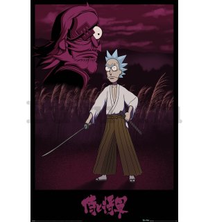 Plakát - Rick and Morty (Samurai Rick)