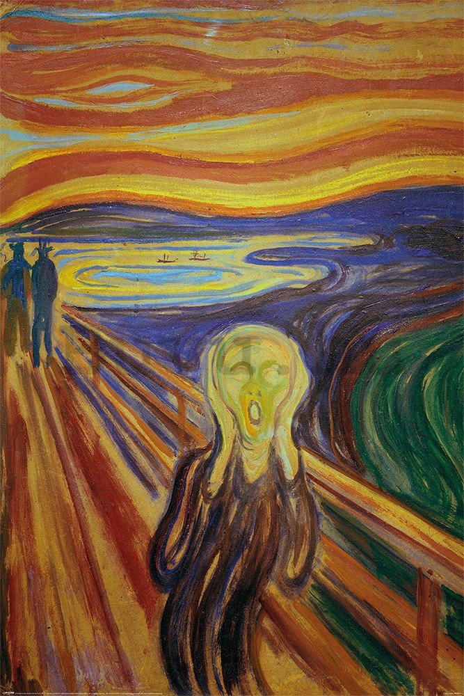 Plakát - Edvard Munch, A sikoly
