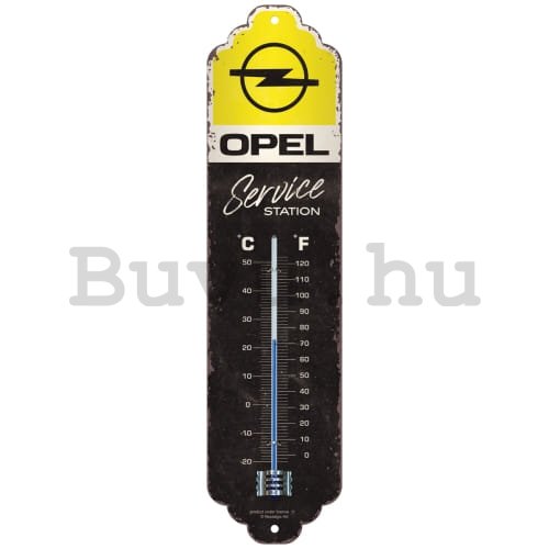 Retró hőmérő - Opel (Service Station)