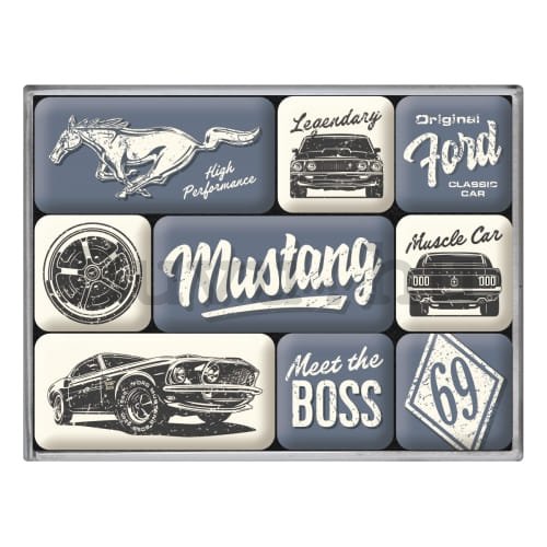 Mágnes készlet - Ford Mustang (The Boss)