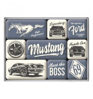 Mágnes készlet - Ford Mustang (The Boss)