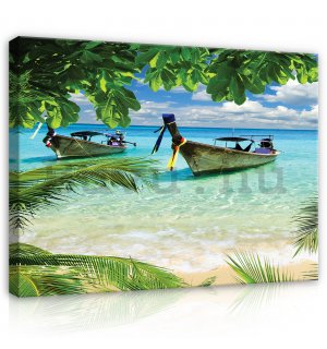 Vászonkép: Hawaii strand - 100x75 cm