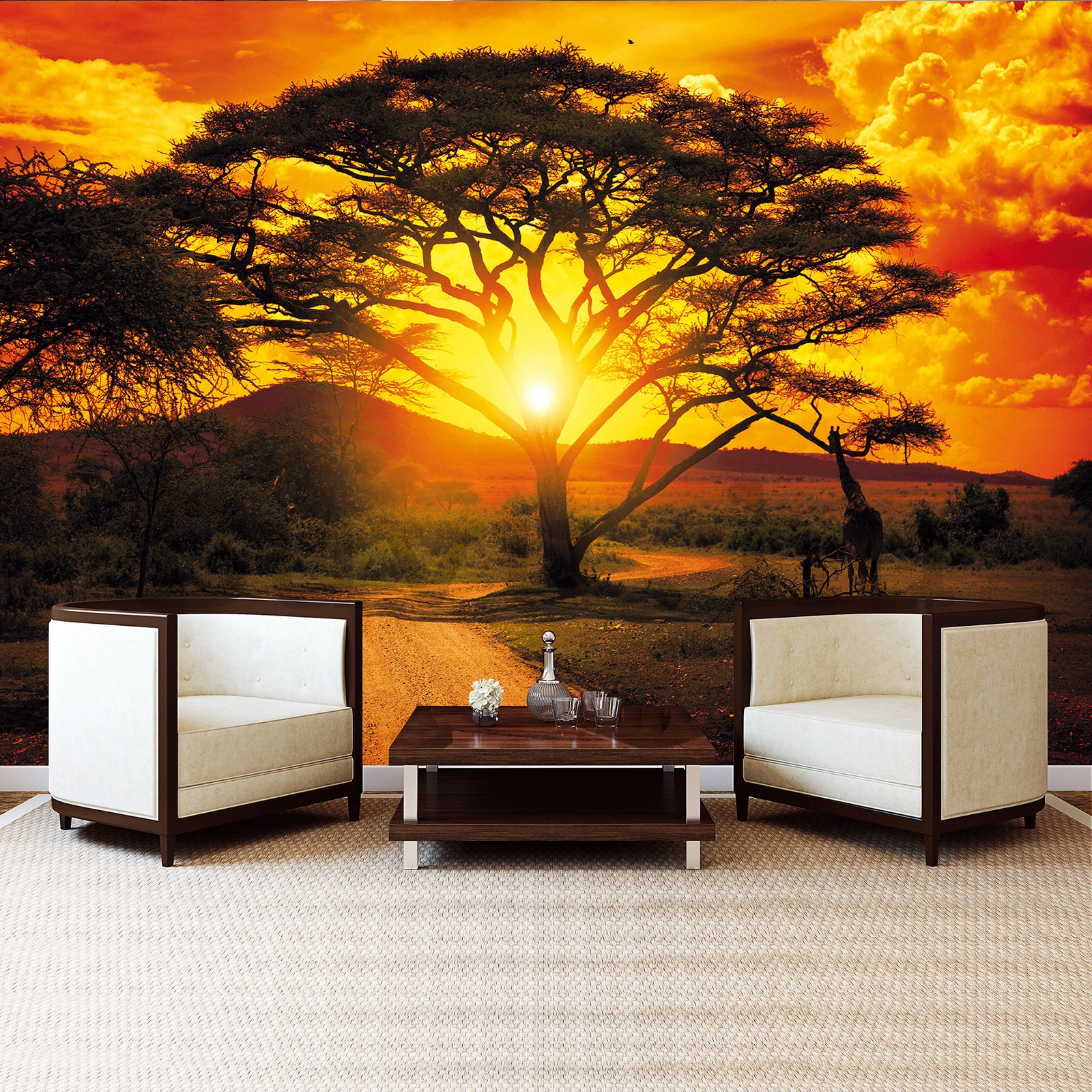 Fotótapéta: Afrikai naplemente (1) - 368x254 cm