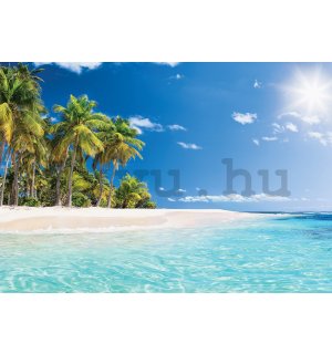 Vlies fotótapéta: Egy trópusi paradicsomi strand - 368x254 cm