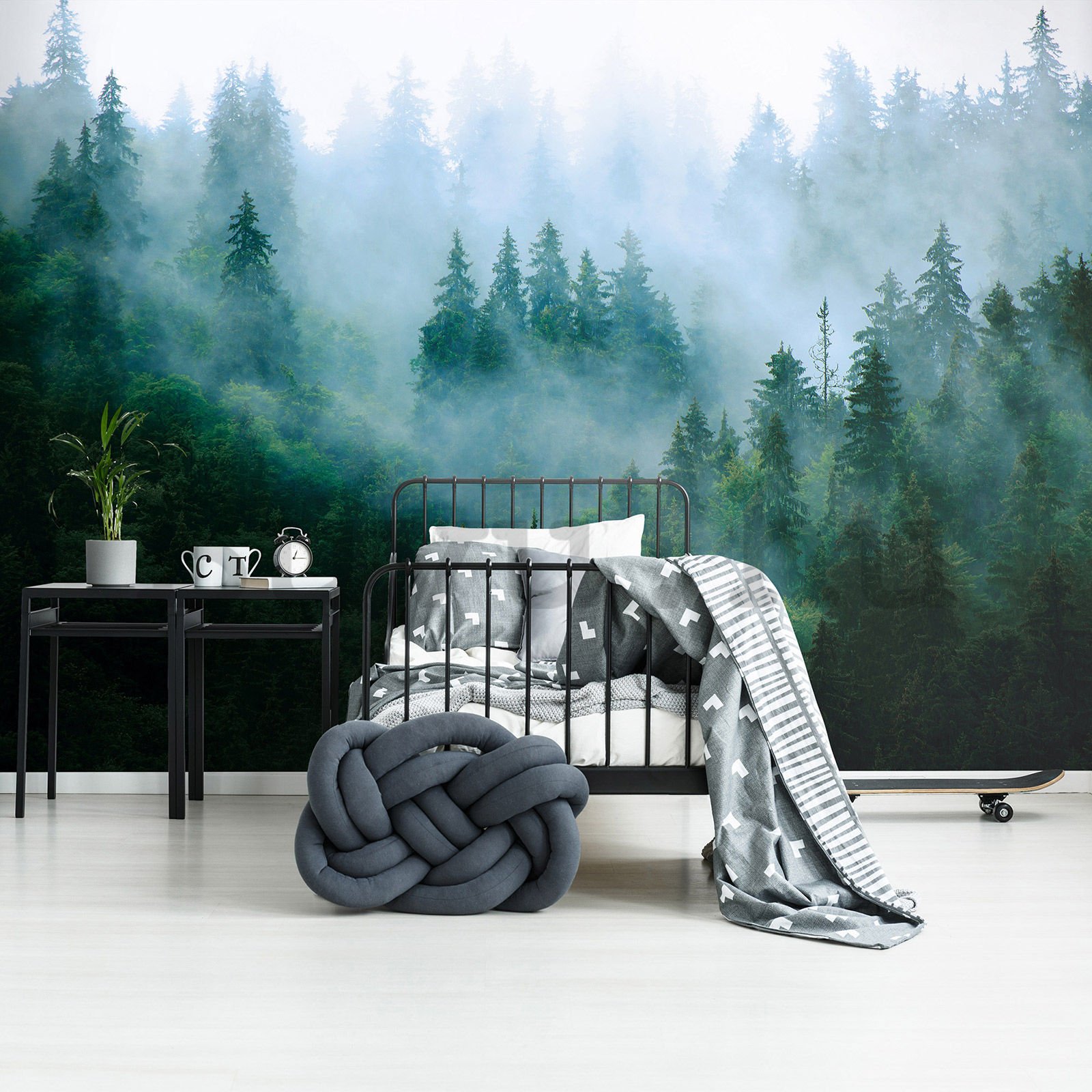 Vlies fotótapéta: Köd az erdő felett (3) - 152,5x104 cm