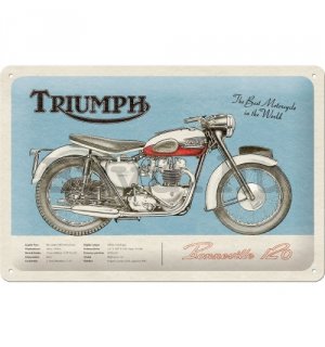 Fémtáblák: Triumph Bonneville - 30x20 cm
