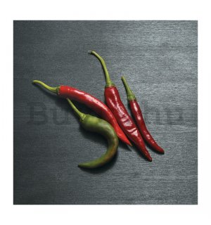 Vászonkép: Chilipaprika - 30x30 cm
