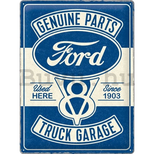 Fémtáblák: Ford V8 Truck Garage - 30x40 cm