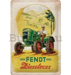 Fémtáblák: Fendt Dieselross - 20x30 cm