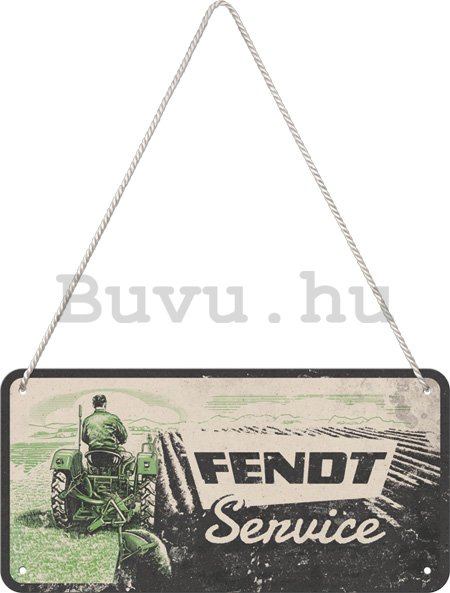 Fémtáblák: Fendt Field Service - 20x10 cm