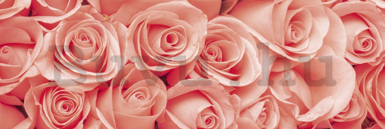 Öntapadós mosható tapéta konyhába - Rózsaszín rózsák, 180x60 cm