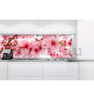 Öntapadós mosható tapéta konyhába - Virágzó almafa, 180x60 cm