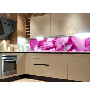 Öntapadós mosható tapéta konyhába - Ibolya levelek, 180x60 cm