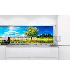 Öntapadós mosható tapéta konyhába - Fa virágzásban, 180x60 cm