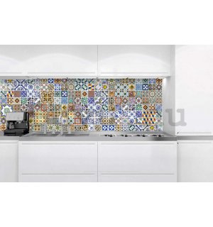 Öntapadós mosható tapéta konyhába - Portugál csempe, 180x60 cm