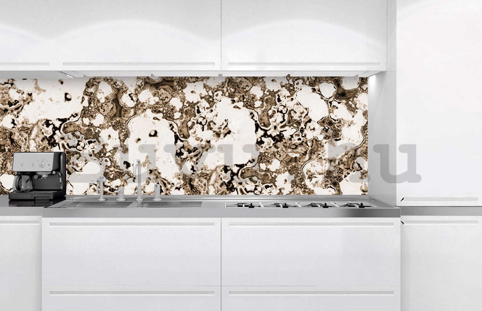 Öntapadós mosható tapéta konyhába - Kőburkolat, 180x60 cm