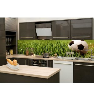 Öntapadós mosható fotótapéta konyhába - Futball, 260x60 cm