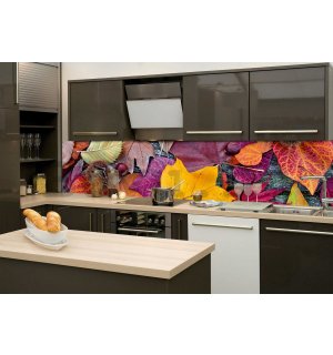 Öntapadós mosható fotótapéta konyhába - Ősz, 260x60 cm