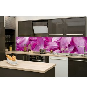 Öntapadós mosható tapéta konyhába - Ibolya levelek, 260x60 cm