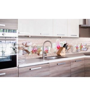 Öntapadós mosható tapéta konyhába - Zen kert, 260x60 cm