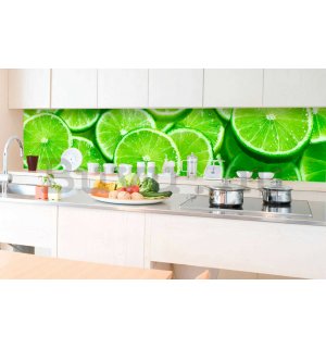 Öntapadós mosható tapéta konyhába - Limes, 350x60 cm