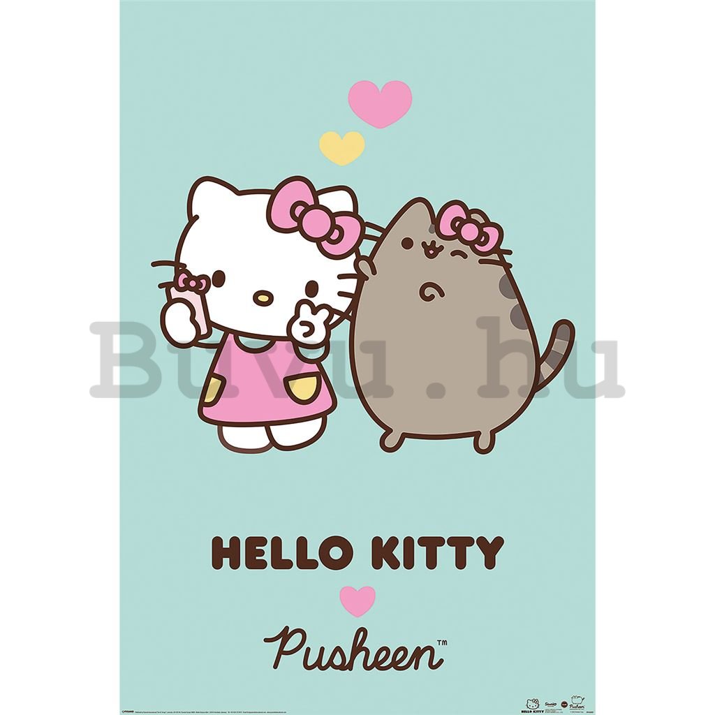 Poster - Hello Kitty & Pusheen