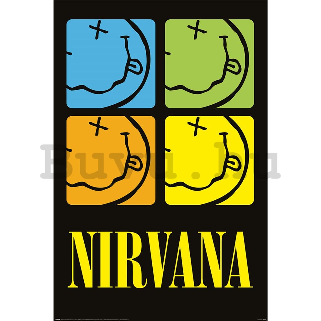 Poster - Nirvana Smiley