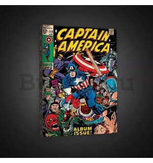 Vászonkép: Captain America (comics) - 40x60 cm