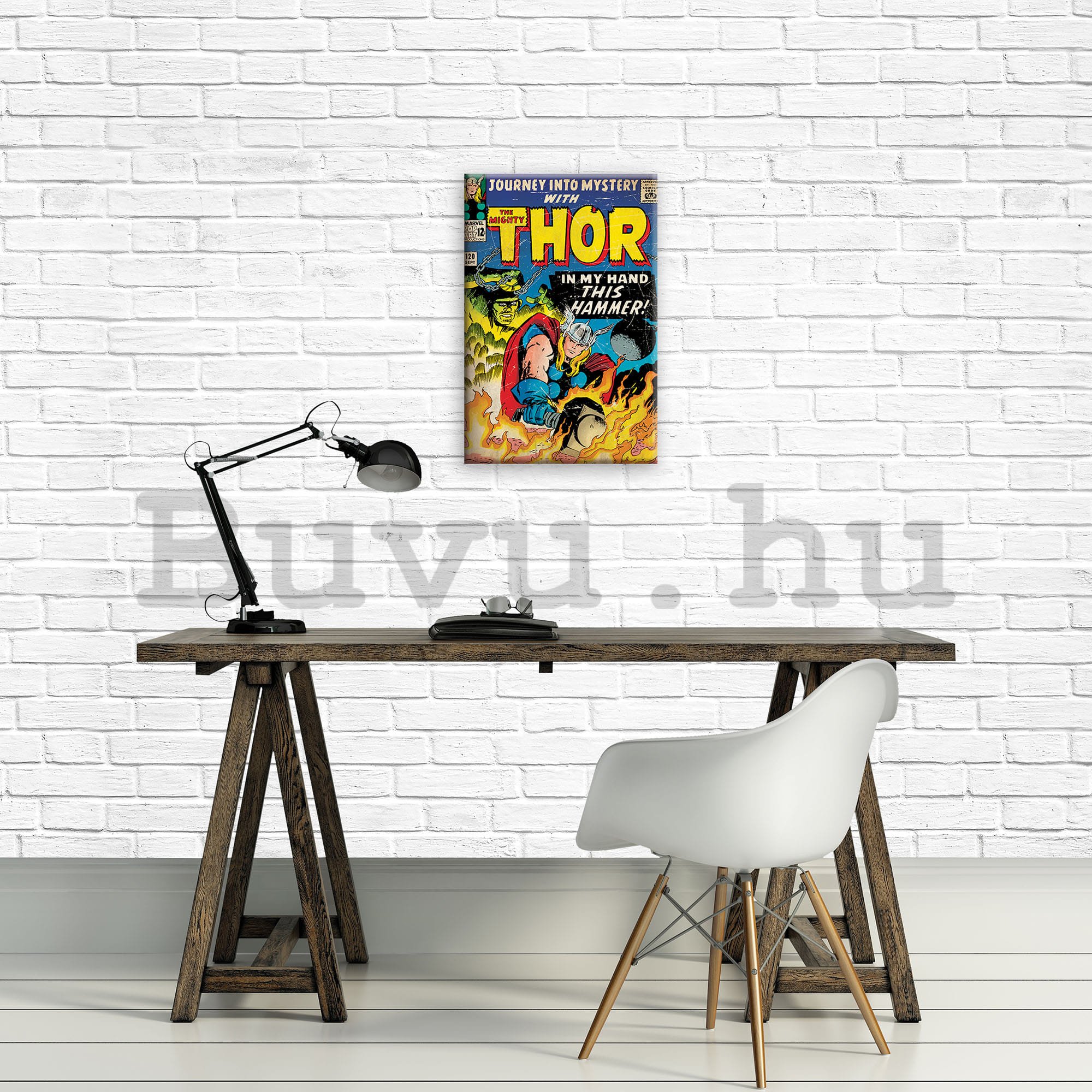 Vászonkép: The Mighty Thor (In My Hand This Hammer!) - 40x60 cm