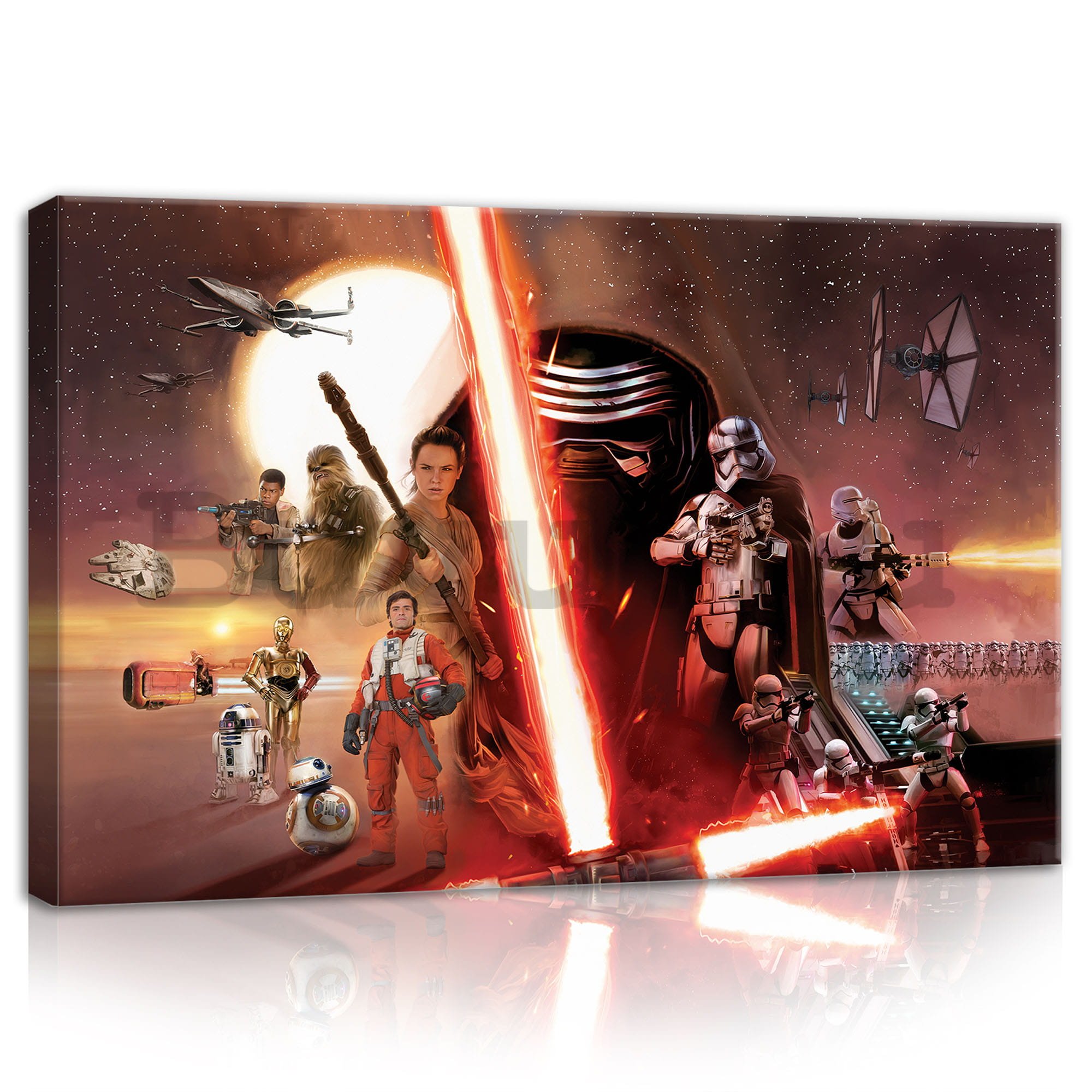 Vászonkép: Star Wars The Force Awakens (1) - 40x60 cm