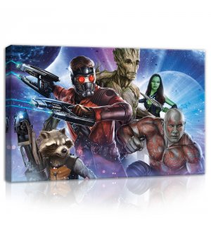 Vászonkép: Guardians of The Galaxy Team (1) - 60x40 cm