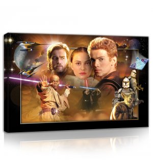 Vászonkép: Star Wars Attack of the Clones (2) - 60x40 cm