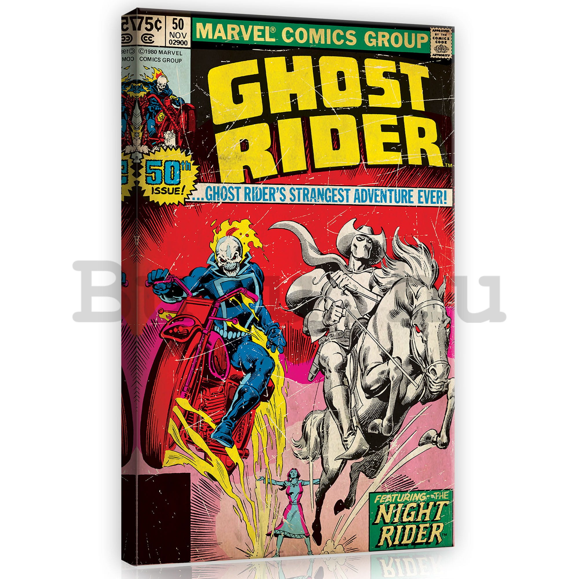 Vászonkép: Ghost Rider (comics) - 40x60 cm