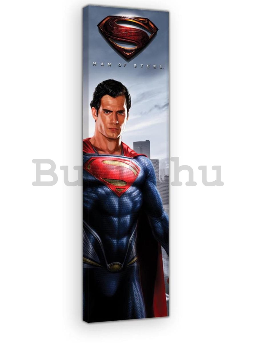 Vászonkép: Superman Man of Steel - 45x145 cm
