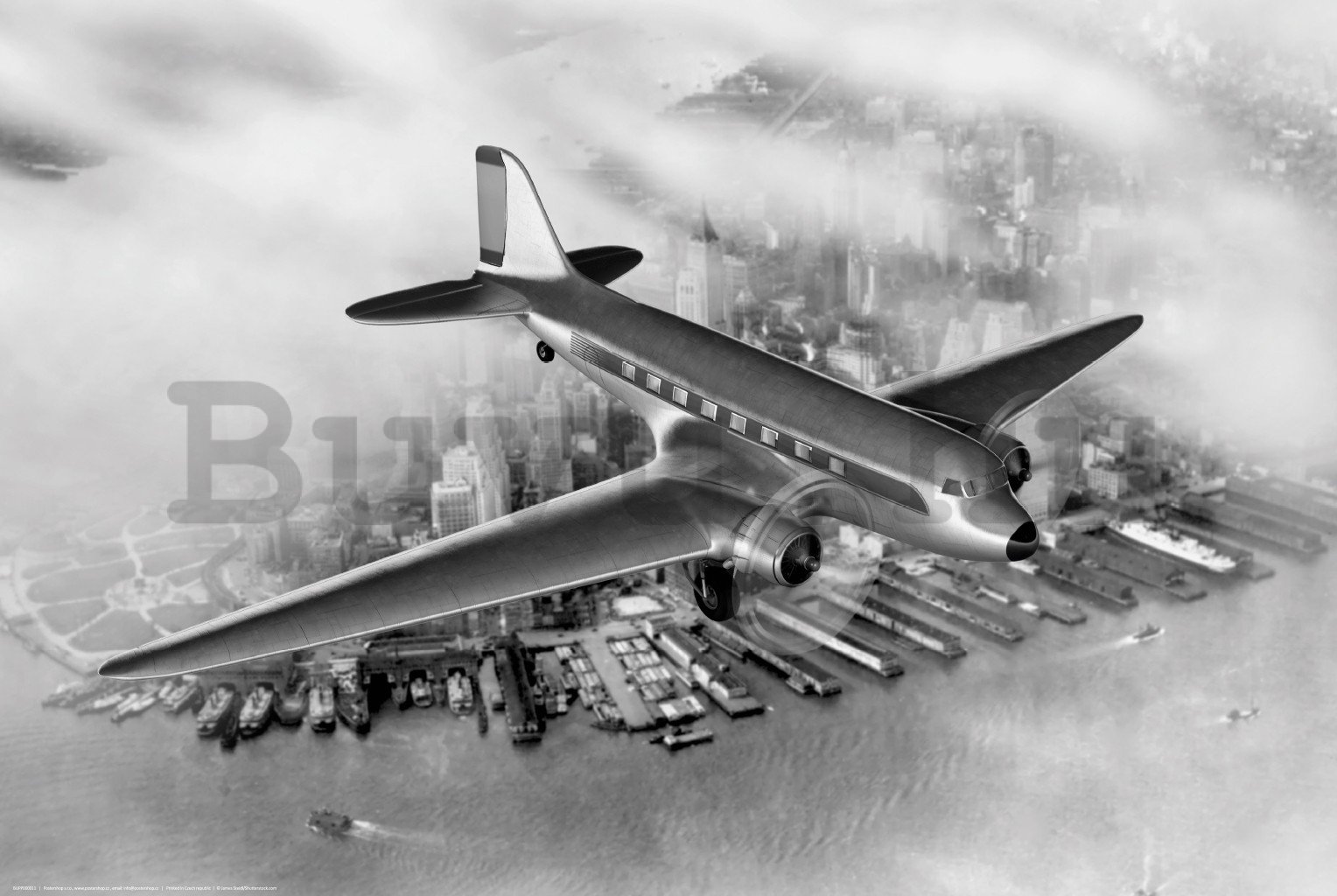Poster: Repülőgép (Douglas DC-3 Dakota)