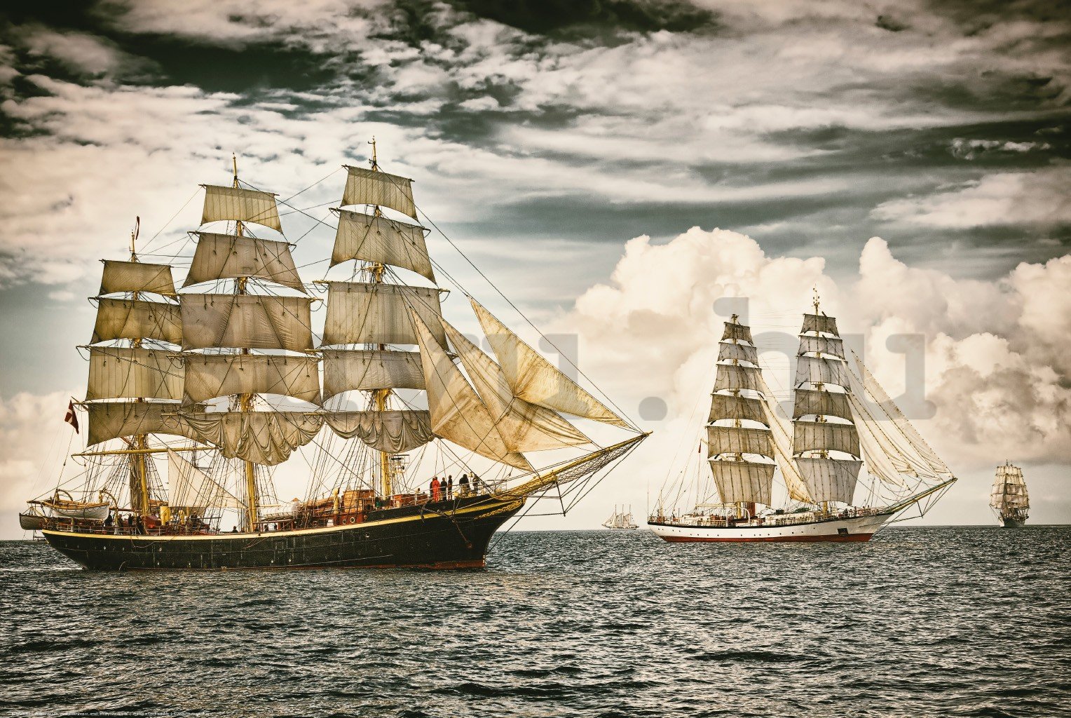 Poster: Történelmi vitorlás hajók