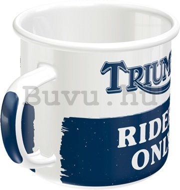 Bádog bögre - Triumph Riders Only