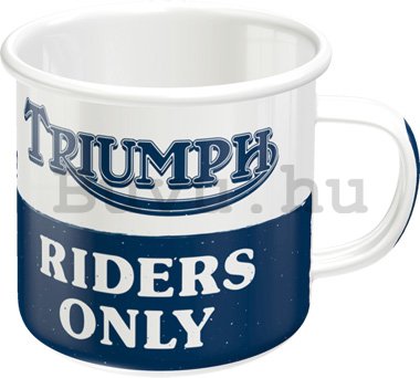 Bádog bögre - Triumph Riders Only