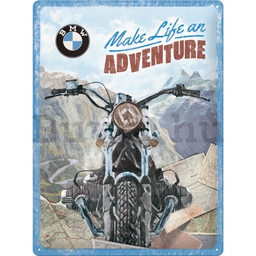 Fémtáblák: BMW Make Life an Adventure - 30x40 cm
