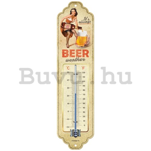 Retró hőmérő - Beer Weather