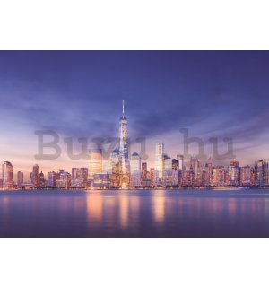 Fotótapéta: New York City (Manhattan naplemente után) - 254x92 cm