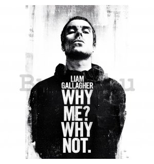 Poster - Liam Gallagher (Why me why not)