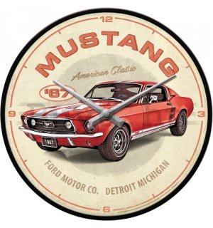 Retró óra - Ford Mustang (GT 1967 Red)